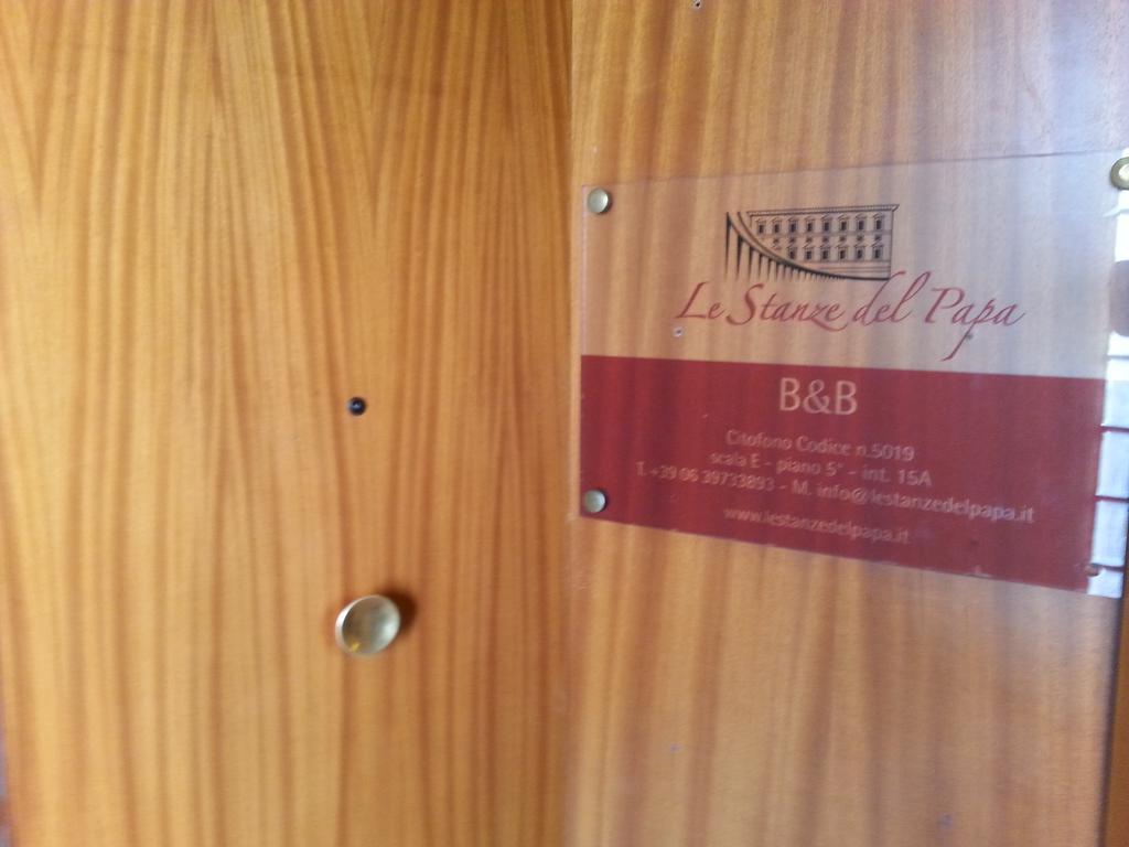 Le Stanze Del Papa Bed & Breakfast โรม ภายนอก รูปภาพ